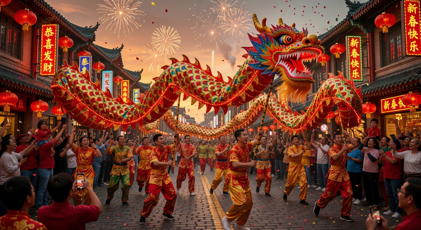Chinese New Year Dragon Dance