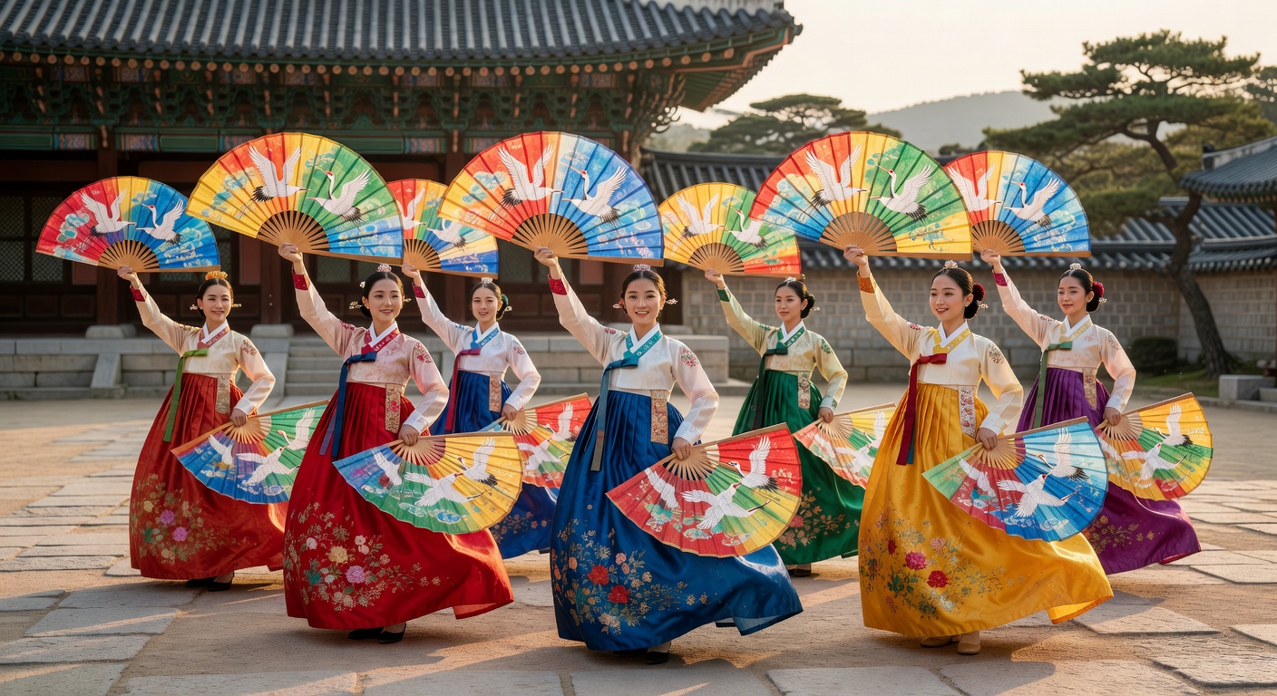 Korean Fan Dance