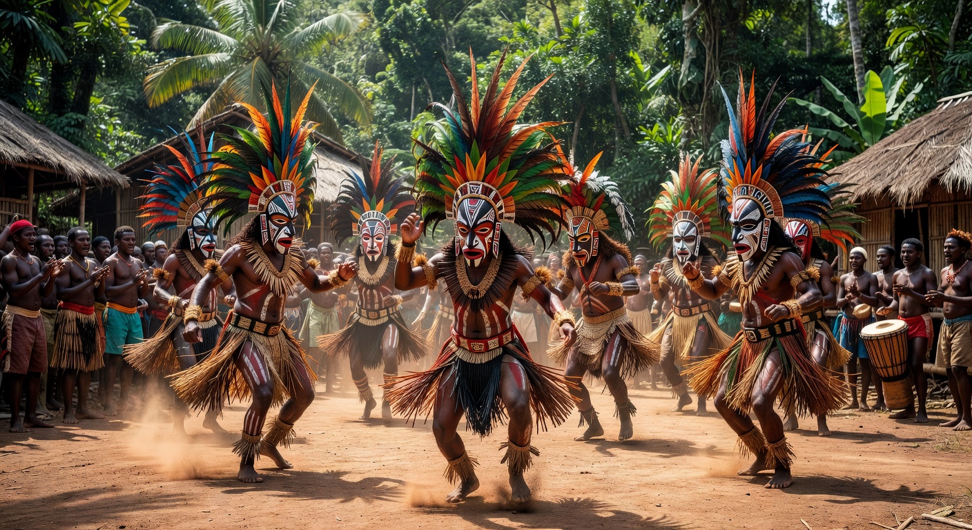 Tribal Dance Papua New Guinea