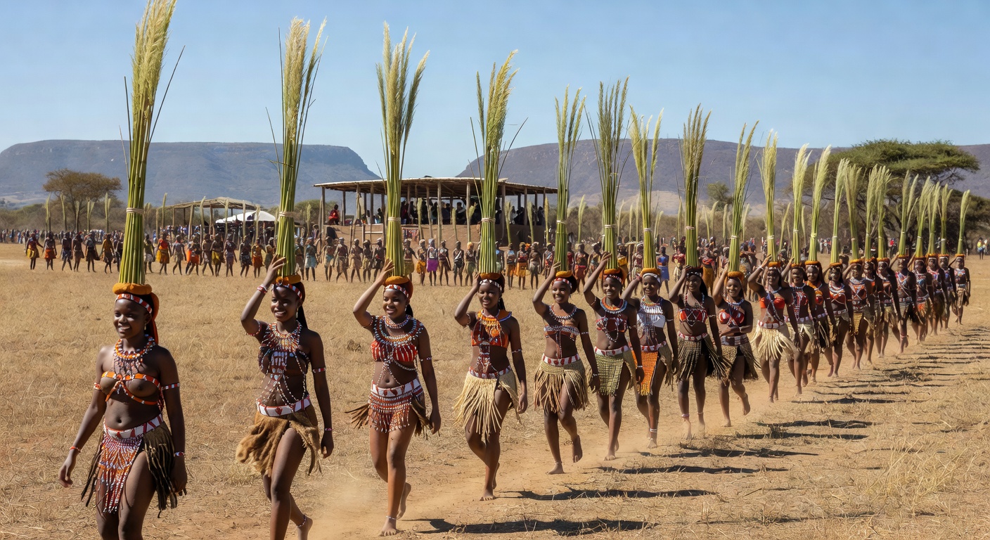 Zulu Reed Dance South Africa